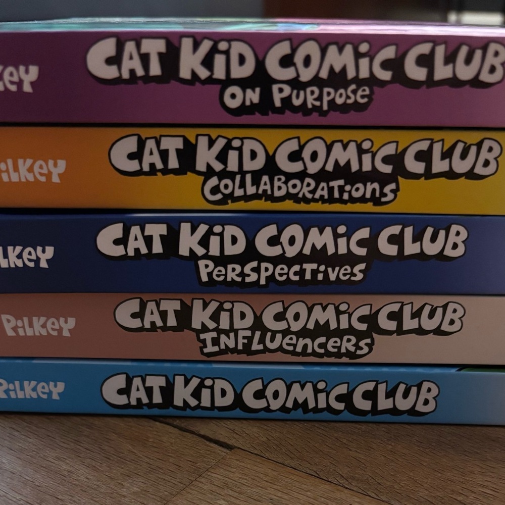 Cat Kid Comic Club Book Set - Multicolor